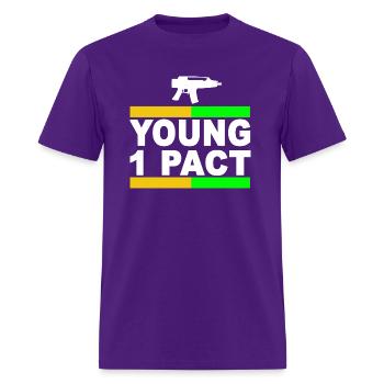 t shirt young 1 pact - Men's T-Shirt - purple - Front - Jose (178cm)