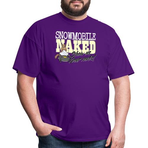 Snowmobile Naked - Men's T-Shirt