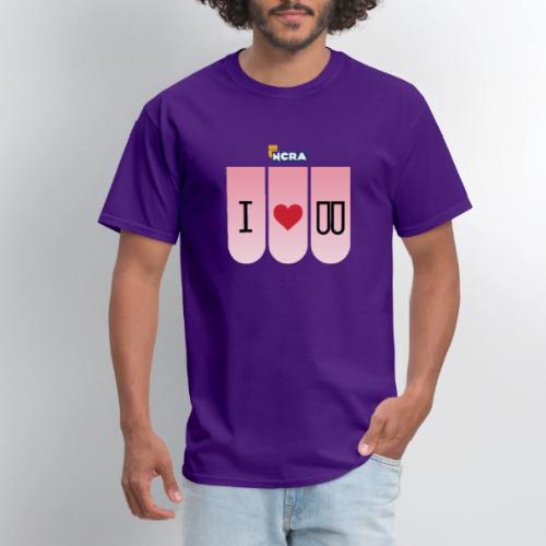 I heart steno logo 2600x200dpi - Men's T-Shirt