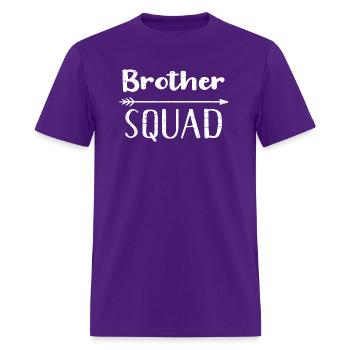 Brother squad - Men's T-Shirt - purple - Front - Jose (178cm)