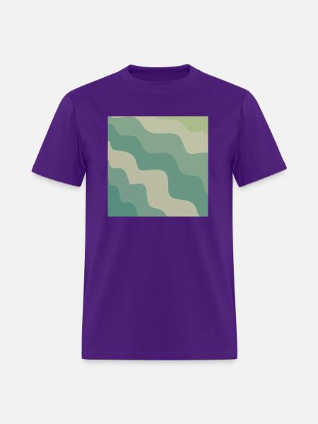 Camo Waves retro - Men's T-Shirt - purple