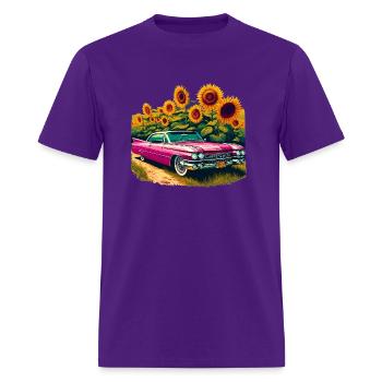 Pink cadillac - Men's T-Shirt - purple - Front - Jose (178cm)