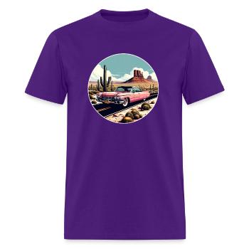 Pink cadillac - Men's T-Shirt - purple - Front - Jose (178cm)