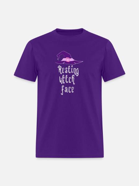 Halloween Witch - Men's T-Shirt - purple