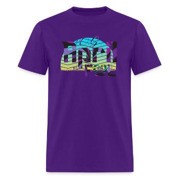 OG April Fool - April Fool's Day - Men's T-Shirt - purple - Front - Jose (178cm)