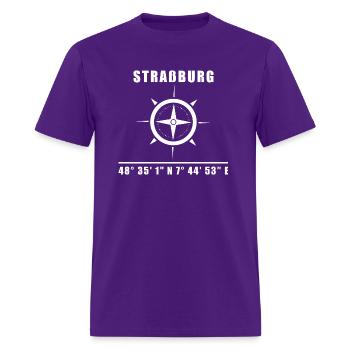 Straßburg W Coordinate's design - Men's T-Shirt - purple - Front - Jose (178cm)