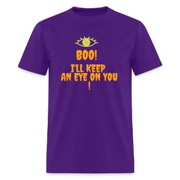 The Watcher boo - Men's T-Shirt - purple - Front - Jose (178cm)