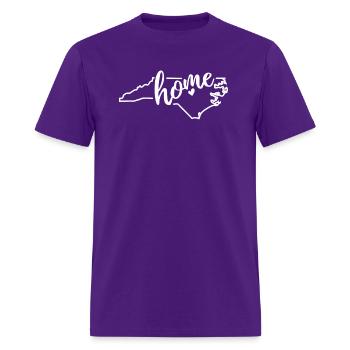 North Carolina Home North Carolina - Men's T-Shirt - purple - Front - Jose (178cm)