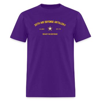 35th Air Defense Artillery Brigade - Men's T-Shirt - purple - Front - Jose (178cm)