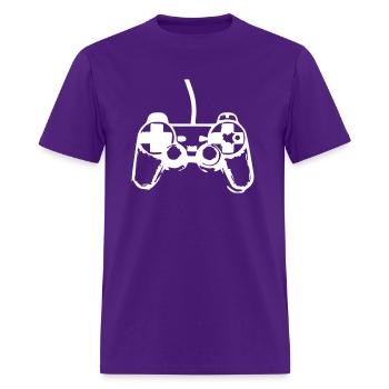 Gaming controller game design for gaming gift - Men's T-Shirt - purple - Front - Jose (178cm)