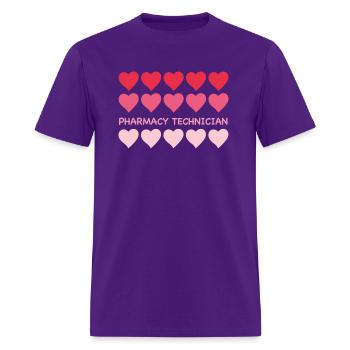 Pharmacy Techian Day Pharmacy - Men's T-Shirt - purple - Front - Jose (178cm)