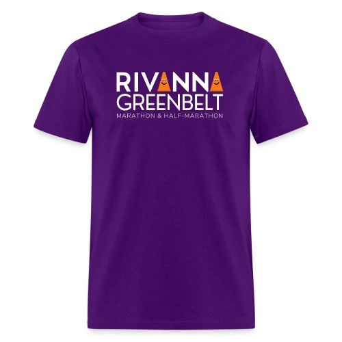 RIVANNA GREENBELT (all white text) - Men's T-Shirt