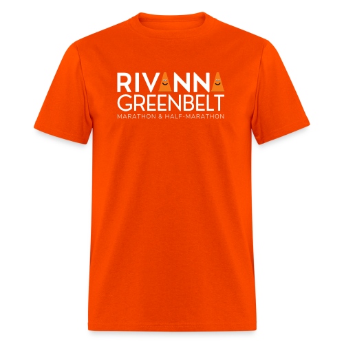 RIVANNA GREENBELT (all white text) - Men's T-Shirt