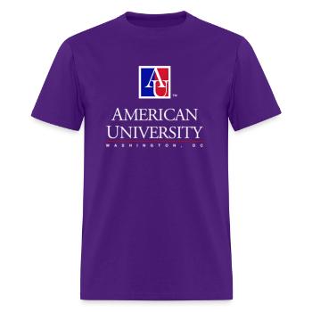 American Eagles Left Chest Icon - Men's T-Shirt - purple - Front - Jose (178cm)