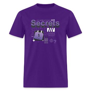 secrets and silence - Men's T-Shirt - purple - Front - Jose (178cm)