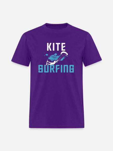 Kite Surfing - Men's T-Shirt - purple