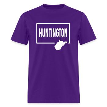 Hington West Virginia Wv - Ville natale - T-shirt Homme - violet - Devant - Jose (178cm)