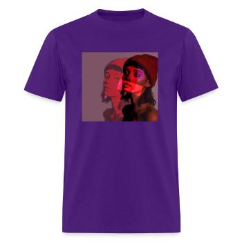 Painful characters - Men's T-Shirt - purple - Front - Jose (178cm)