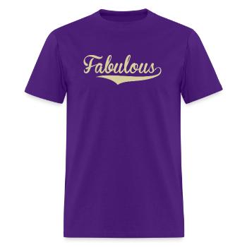 Fabulous - Men's T-Shirt - purple - Front - Jose (178cm)