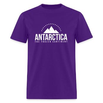 Glaciers de l’Antarctique - T-shirt Homme - violet - Devant - Jose (178cm)