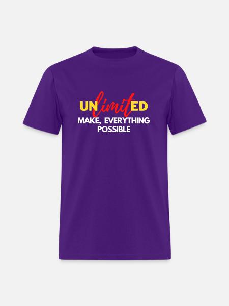 Unlimited Ambition - Men's T-Shirt - purple