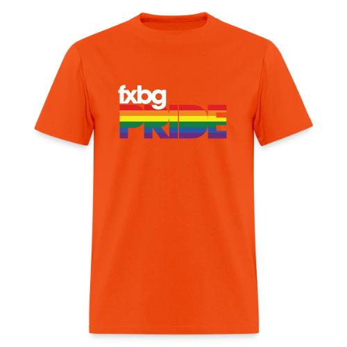 FXBG PRIDE Logo - WHITE - Men's T-Shirt