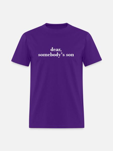 Dear, Somebody's Son Apparel - Men's T-Shirt - purple