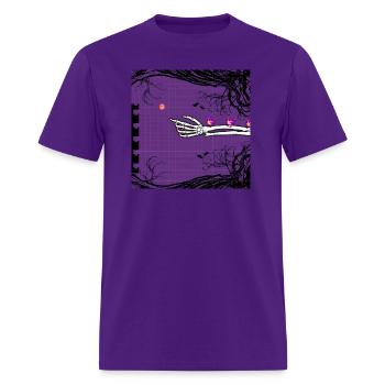 Guided by Bones - Men's T-Shirt - purple - Front - Jose (178cm)
