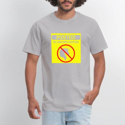 Posted Unicorn Hunting (open) - Men's T-Shirt