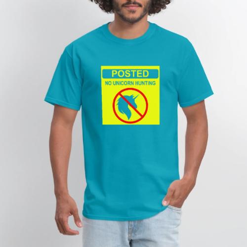Posted Unicorn Hunting (open) - Men's T-Shirt