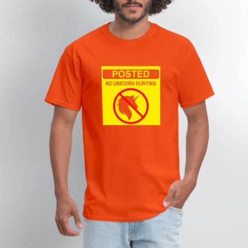 Posted Unicorn Hunting (open) - Men's T-Shirt