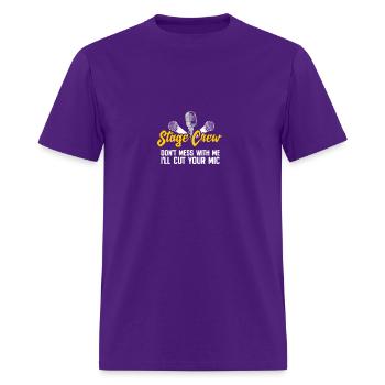 Theatre Drama Musical Director Acting Stage Crew T - Men's T-Shirt - purple - Front - Jose (178cm)