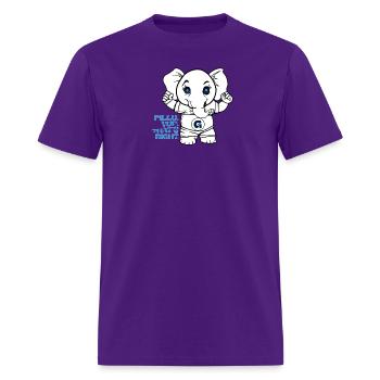 Ganesha 1 - Men's T-Shirt - purple - Front - Jose (178cm)