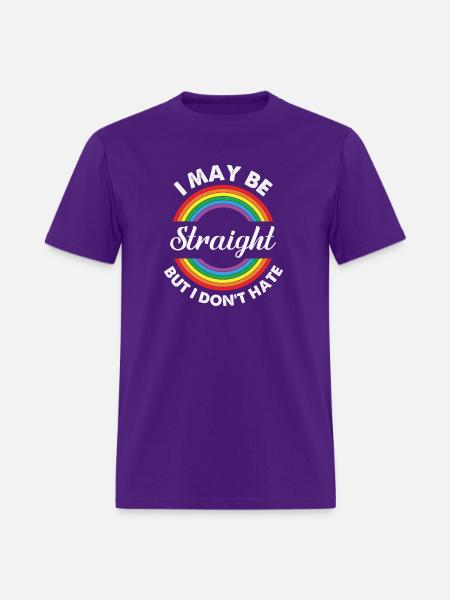 Lgbt Support - Men's T-Shirt - purple