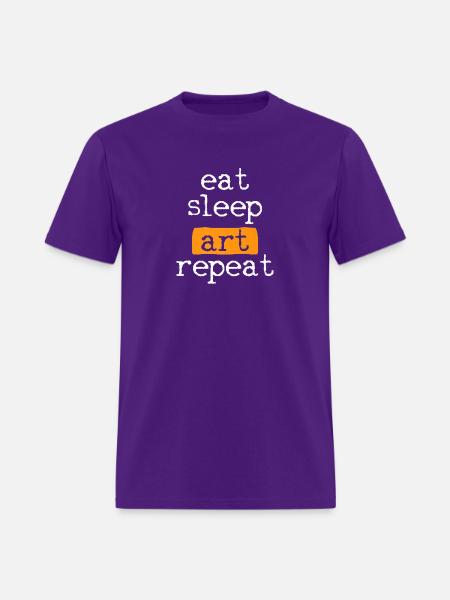 Artist - Men's T-Shirt - purple