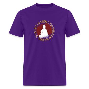 Buddha Buddhism Buddhist - Men's T-Shirt - purple - Front - Jose (178cm)