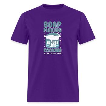 Soap Making Crafting Soap Making - Men's T-Shirt - purple - Front - Jose (178cm)