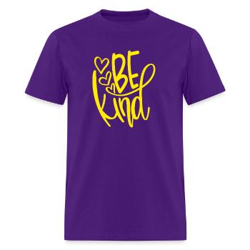 beekind 002B RN - Men's T-Shirt - purple - Front - Jose (178cm)
