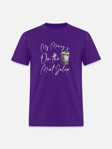 Funny Derby Day And Mint Juleps Kentucky Horse Ra - Men's T-Shirt - purple