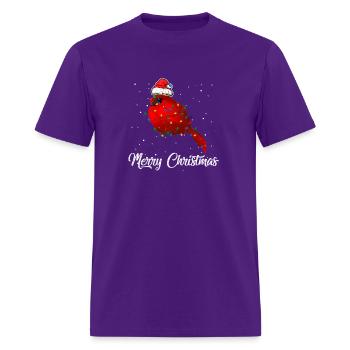 Cardinal Bird Light Cardinal - Men's T-Shirt - purple - Front - Jose (178cm)