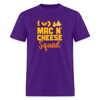 Mac And Cheese Mac Cheese Squad - Men's T-Shirt - purple - Front - Jose (178cm)