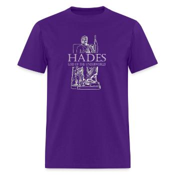 Hades God Of The Underworld Greek Mythology - Men's T-Shirt - purple - Front - Jose (178cm)