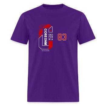 Core denim - Men's T-Shirt - purple - Front - Jose (178cm)