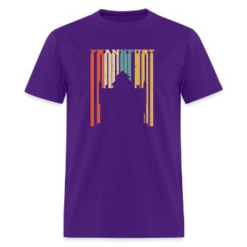 Frankfurt - Men's T-Shirt - purple - Front - Jose (178cm)