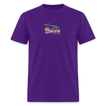 Birthday Gift For Her Queen Of The Road Running Qu - Men's T-Shirt - purple - Front - Jose (178cm)