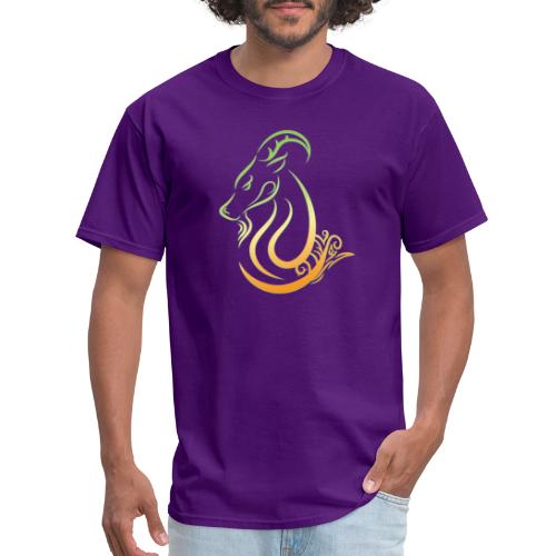 Capricorn Zodiac Sea Goat Astrology Logo - Men's T-Shirt