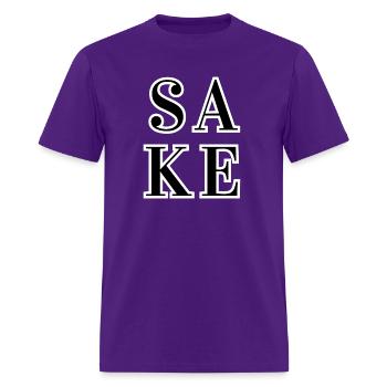 Sake 2 - Men's T-Shirt - purple - Front - Jose (178cm)