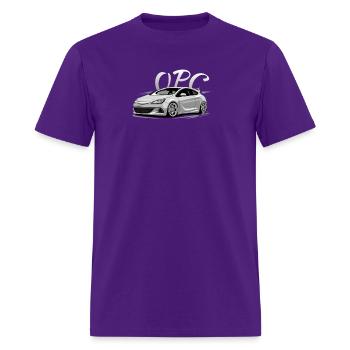 Astra J OPC amp quot Low Style amp - Men's T-Shirt - purple - Front - Jose (178cm)