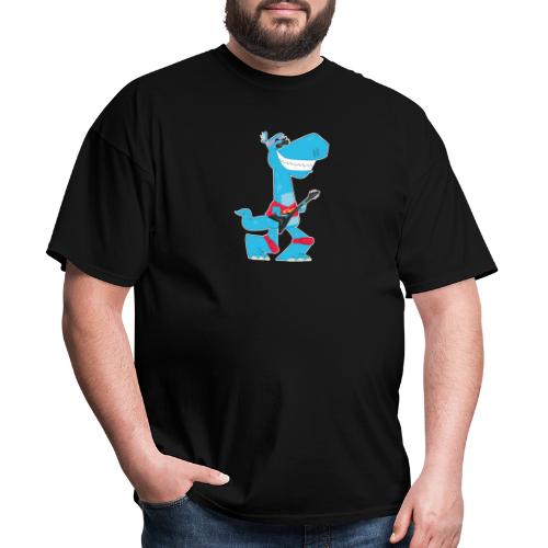 T-Rex with Guitar - Men's T-Shirt
