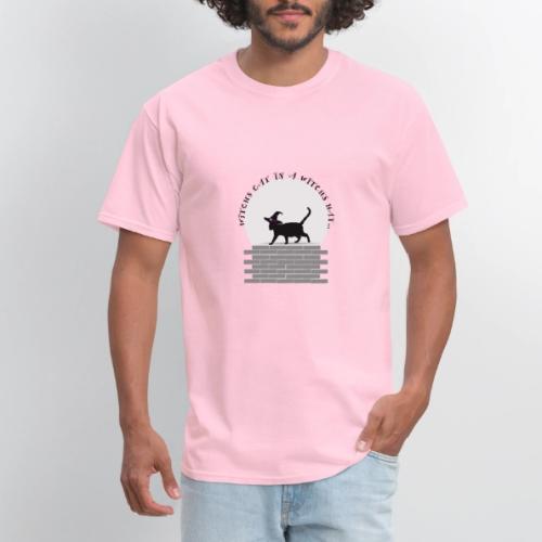 Witch's Cat In A Witch's Hat - Men's T-Shirt
